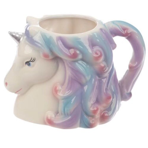 Taza Mug Unicornio Ceramica 3d Xl 600 Cc Tienda Estoykuku