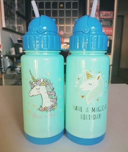 Botellas 300 Cc Unicornio Kawaii