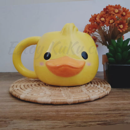 Tazón 3D patito head mug