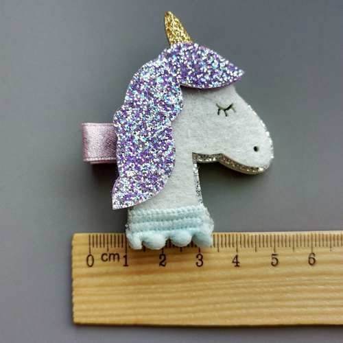 Horquillas Pinche De Pelo Unicornio Glitter (brillante) Xl