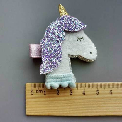 Horquillas Pinche De Pelo Unicornio Glitter (brillante) Xl