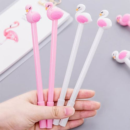 4 Lapiz Flamingo Kawaii Estoykuku