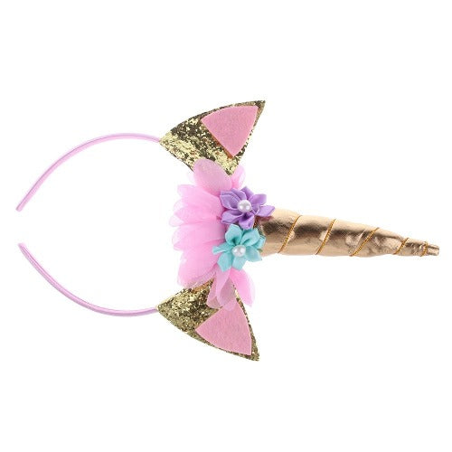 Cintillo Unicornio Glitter Brillante Niña  Despedida Soltera