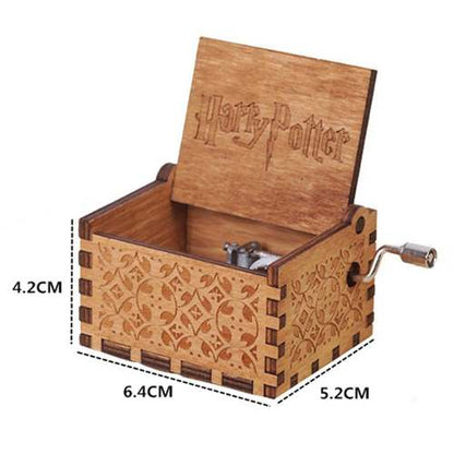 Caja Musical Madera La Bella Y La Bestia