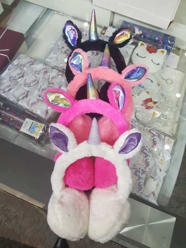 Orejeras Unicornio Invierno Kawaii