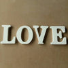 Letras Decorativas Maderas Blancas 11 Cms Candy Bar Fiestas