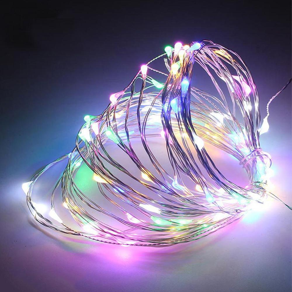 Guirnalda hada 4 Colores pasteles Microled 10 M Enchufable