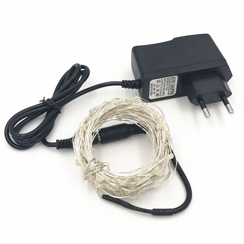 Guirnalda hada 4 Colores pasteles Microled 10 M Enchufable