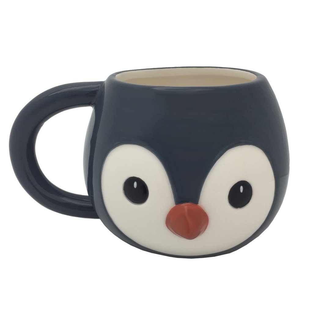 Tazón 3D pingüino Kawaii