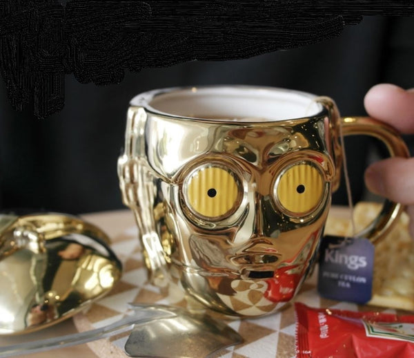 Taza Cerámica 3d Star Wars C3po Colección (estoykuku)
