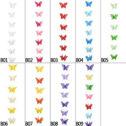 Guirnalda Papel Mariposas 3d / 2,m Candy Bar