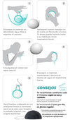 Set 5 Esponja Konjac Natural Coreana