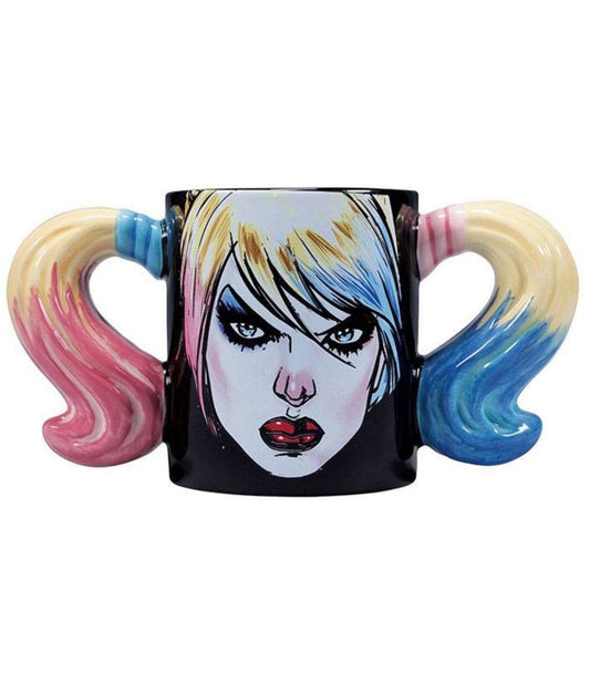 Tazón 3d ceramica rostro Harley Quinn