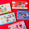 Set BTS Organizador BT21 Planners notas adhesivas Kawaii