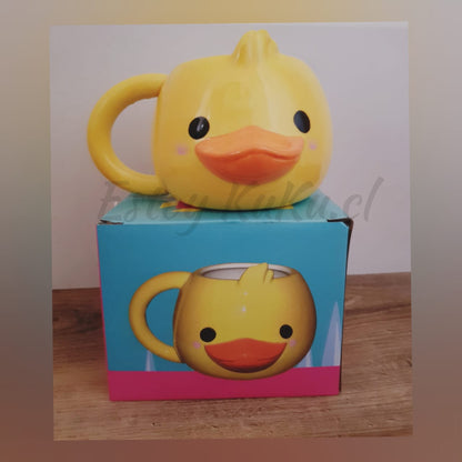 Tazón 3D patito head mug