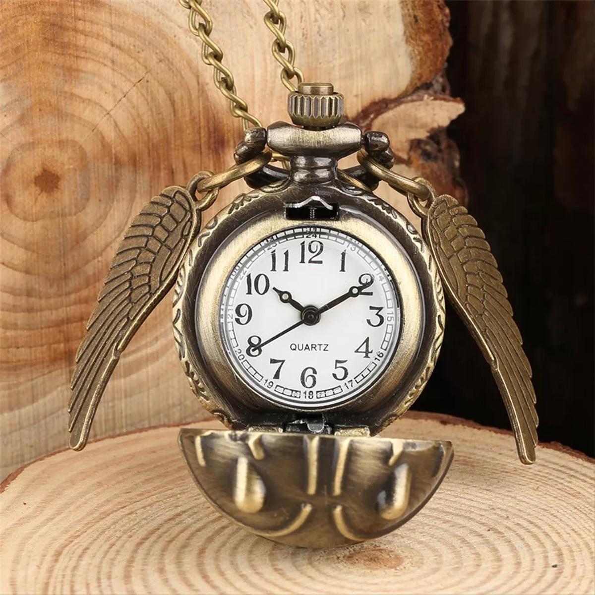 Reloj De Bolsillo Harry Potter Snitch bronce
