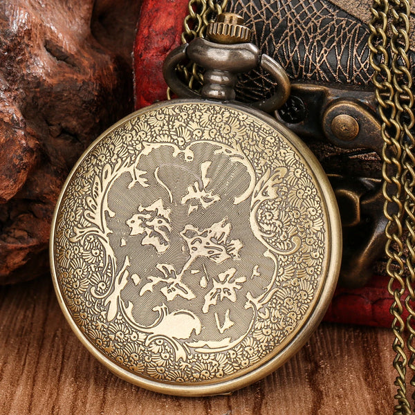 Reloj de bolsillo Harry Potter Golden Hogwarts & Snitch
