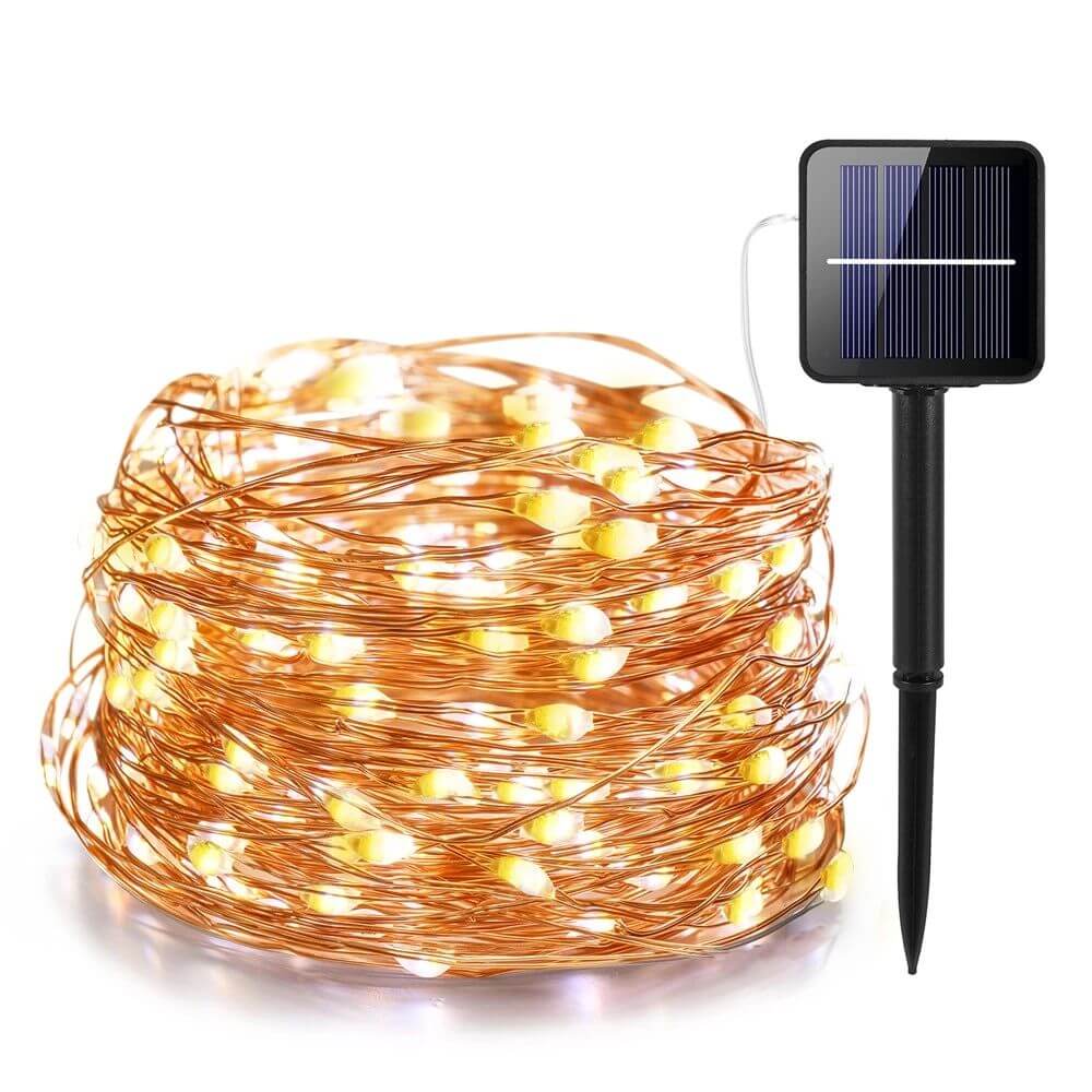 Guirnaldas Solar 200 Micro Led Hadas 22 M Fairy light