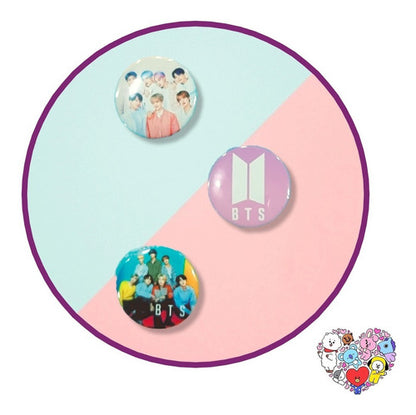 Set Chapitas Bts Bt21 Kawaii Army