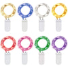 Pack 8 luces hadas colores 2 metros pilas incluidas