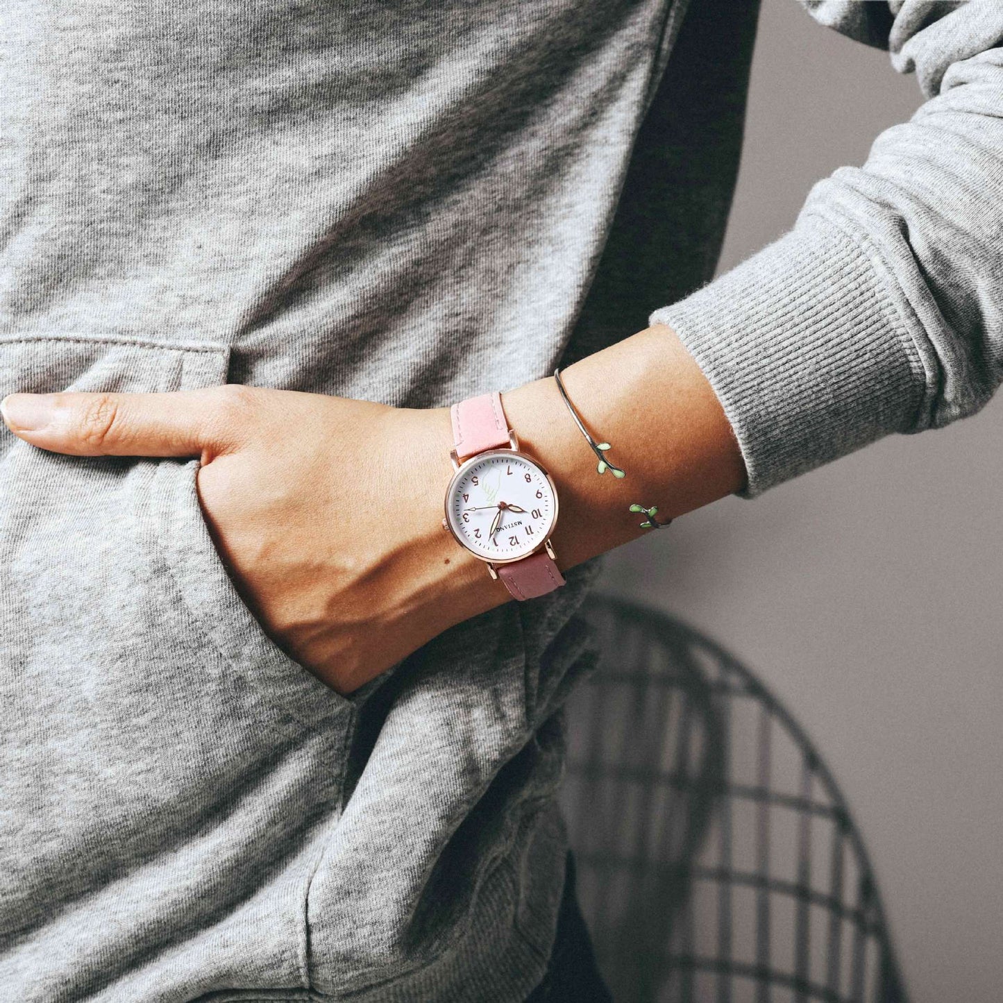 Reloj Pulsera dedos kpop corazon luminoso kawaii