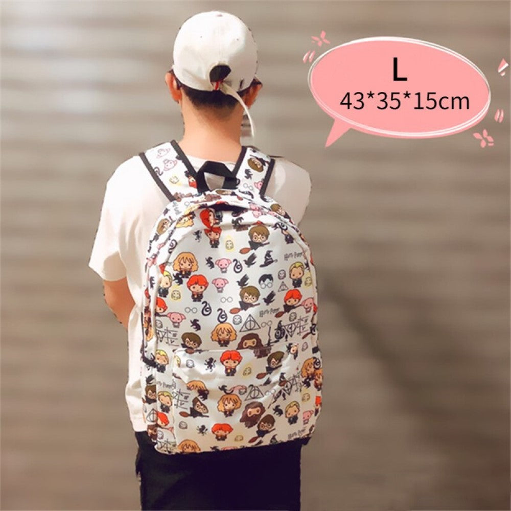 Mochila Harry Potter Icons Chibi Hogwarts escolares