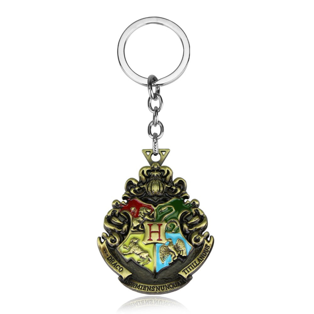Llavero Metálico Escudo Hogwarts Harry Potter