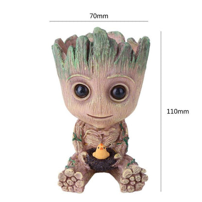 Macetero Lapicero Guardianes Galaxia Bebe Groot v