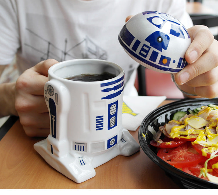 Taza Cerámica 3d Star Wars R2d2 (estoykuku)