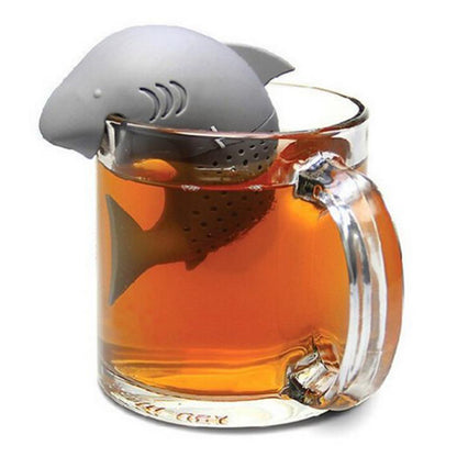 Infusor de té o Hierba silicona entretenido Tiburon