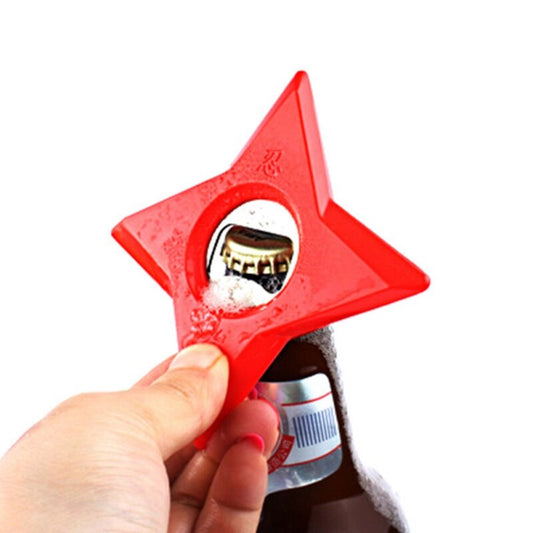 Abridor Botella Ninja Shuriken Iman Refri Acero Inoxidable