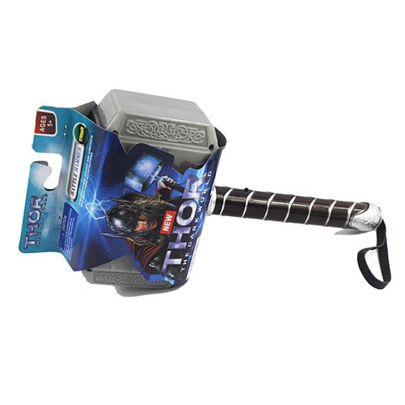 Martillo Thor Mjölnir Luz Y Sonido 31 Cm Avengers Niños