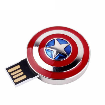 Usb Pendrive 16 Gb Escudo Capitan America Avengers