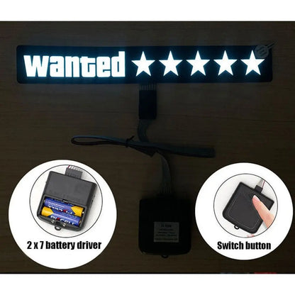 Sticker Pegatinas panel LED para autos wanted GTA busqueda