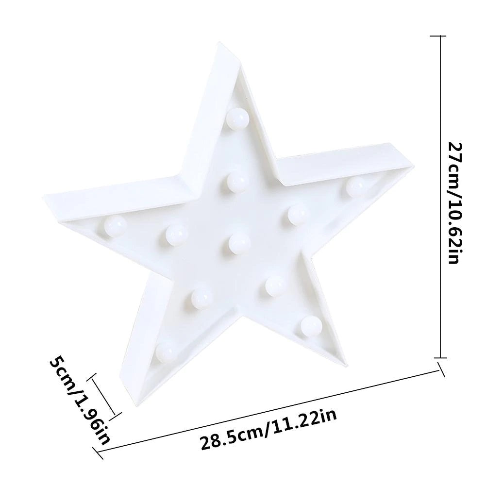 Lámpara 3D Plástico Estrella Star (estoykuku)