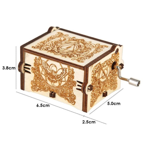 Caja Musical Harry Potter Crema Estoykuku