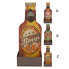 Destapador de pared madera Beer open bottle