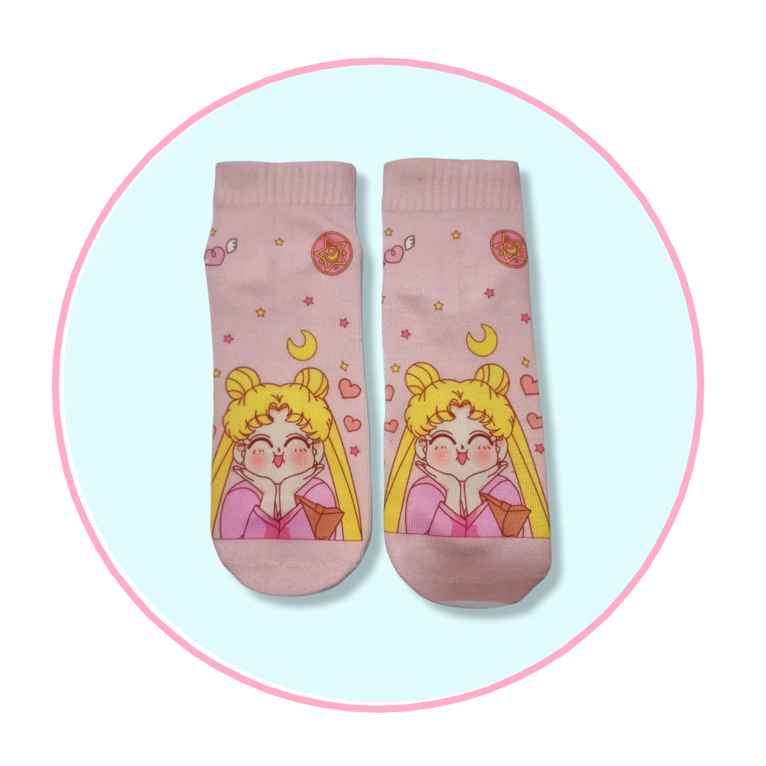 Calcetines Tobilleras 3d Sailor moon Kawaii