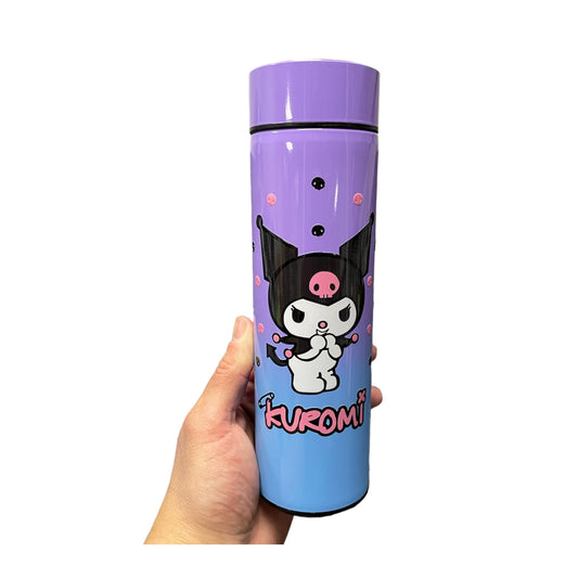 Botella termo Kuromi my Melody kawaii Acero inoxidable