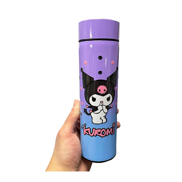 Botella termo Kuromi my Melody kawaii Acero inoxidable