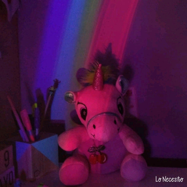 Lámpara Proyector ArcoIris kawaii Velador