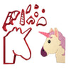 Set De Moldes Para Galletas Unicornio Kawaii
