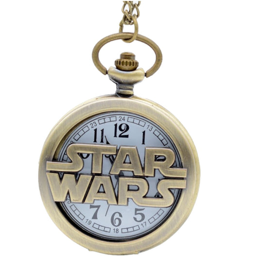 Reloj de bolsillo retro Star wars