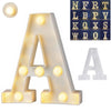 Letra Led Decorativa Abecedario 10,5cm Luz Calida Estoykuku