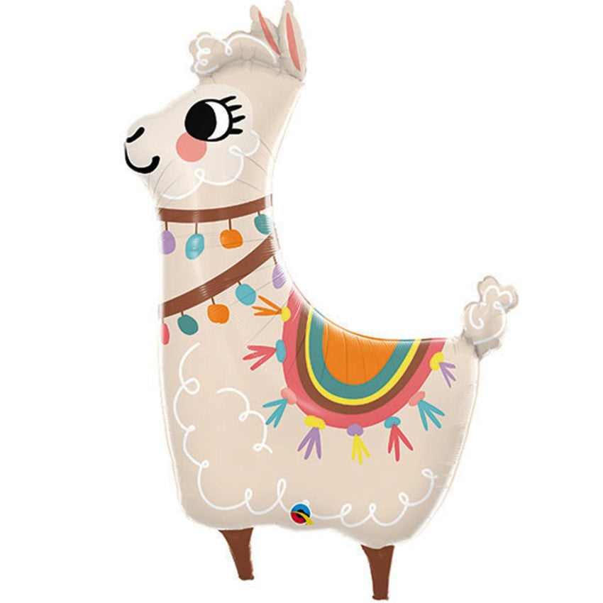 Globo Metalicos Llama Alpaca Cotillon Candy Bar Kawaii - No especificado / M