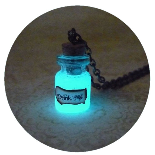 Collar Botella Drink me Alicia en el pais de las maravillas