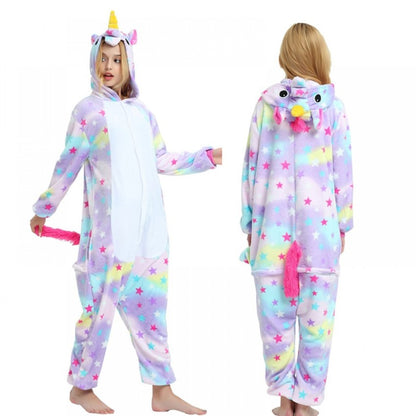 Pijama Unicornio Kawaii Kigurumi Estrellitas Adultos