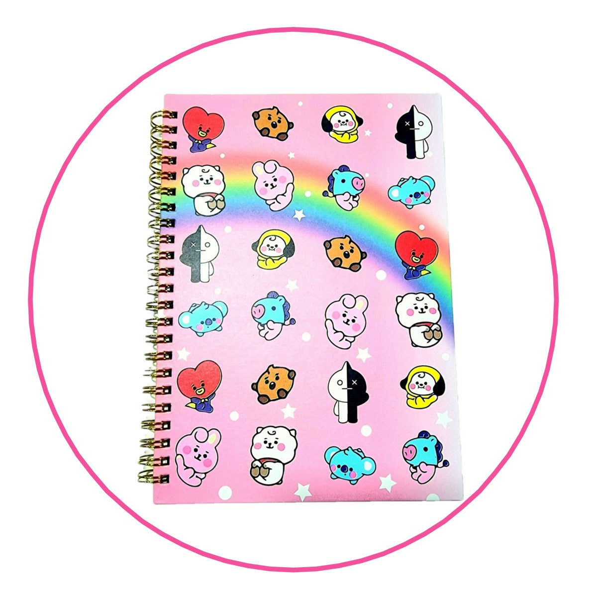 Cuaderno Kawaii BTS BT21