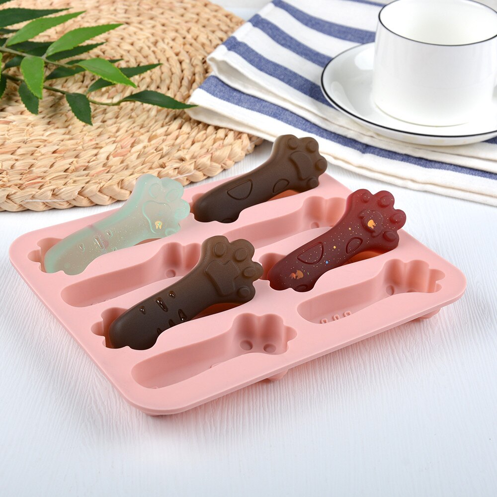 Molde Silicona 7 Gatitos Hielo Chocolate Velas Estoykuku