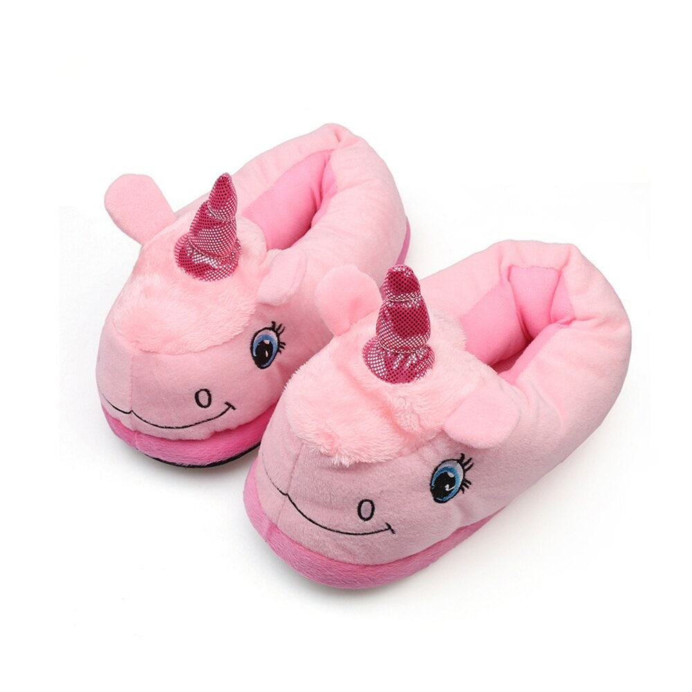 Set 2 Pantuflas De Unicornio Kawaii